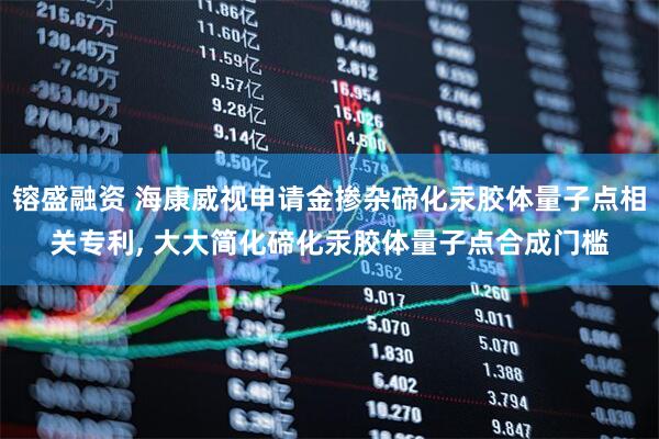镕盛融资 海康威视申请金掺杂碲化汞胶体量子点相关专利, 大大简化碲化汞胶体量子点合成门槛